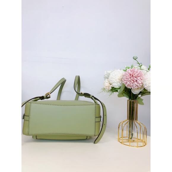 Michael Kors 35S2G8TB2L Jaycee Medium Pebbled Leather Backpack IN LIGHT SAGE - Picture 4 of 8